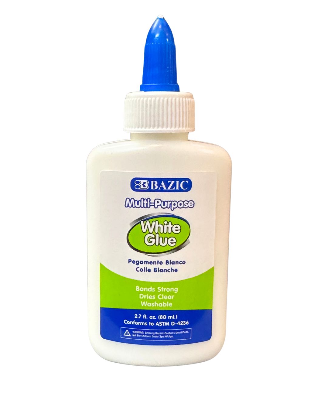 Bazic Multi-Purpose White Glue, 2.7 fl oz 