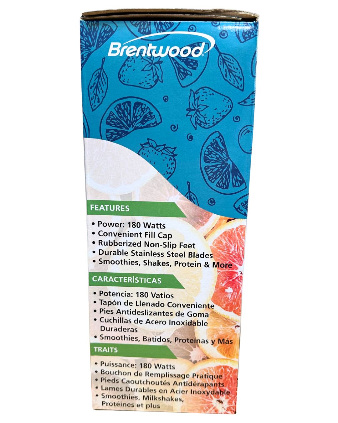 Brentwood 150W Personal Blender, White, 14 oz  - Image 2