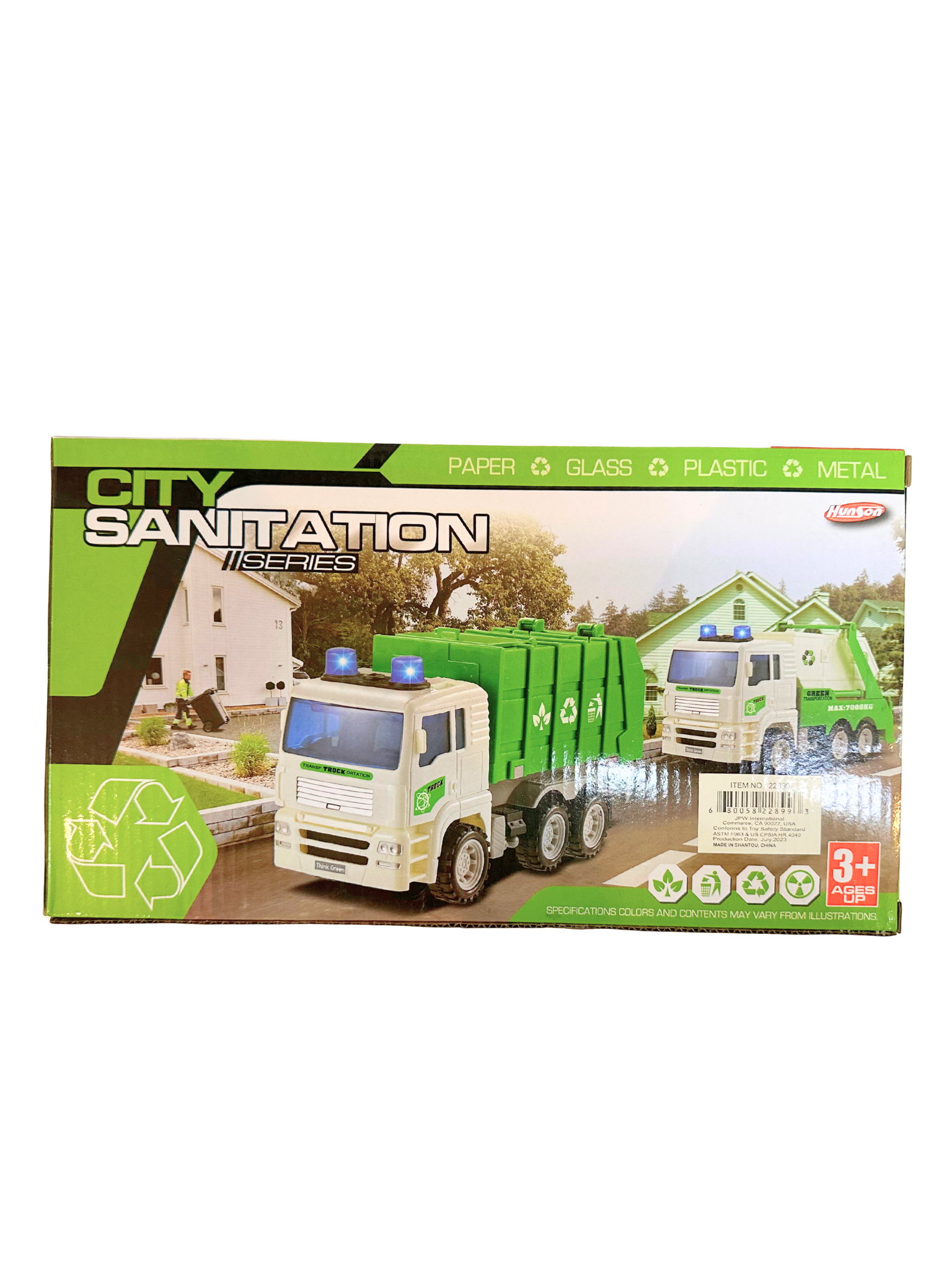 City Sanitation Series Garbage Truck Toy  - Image 2