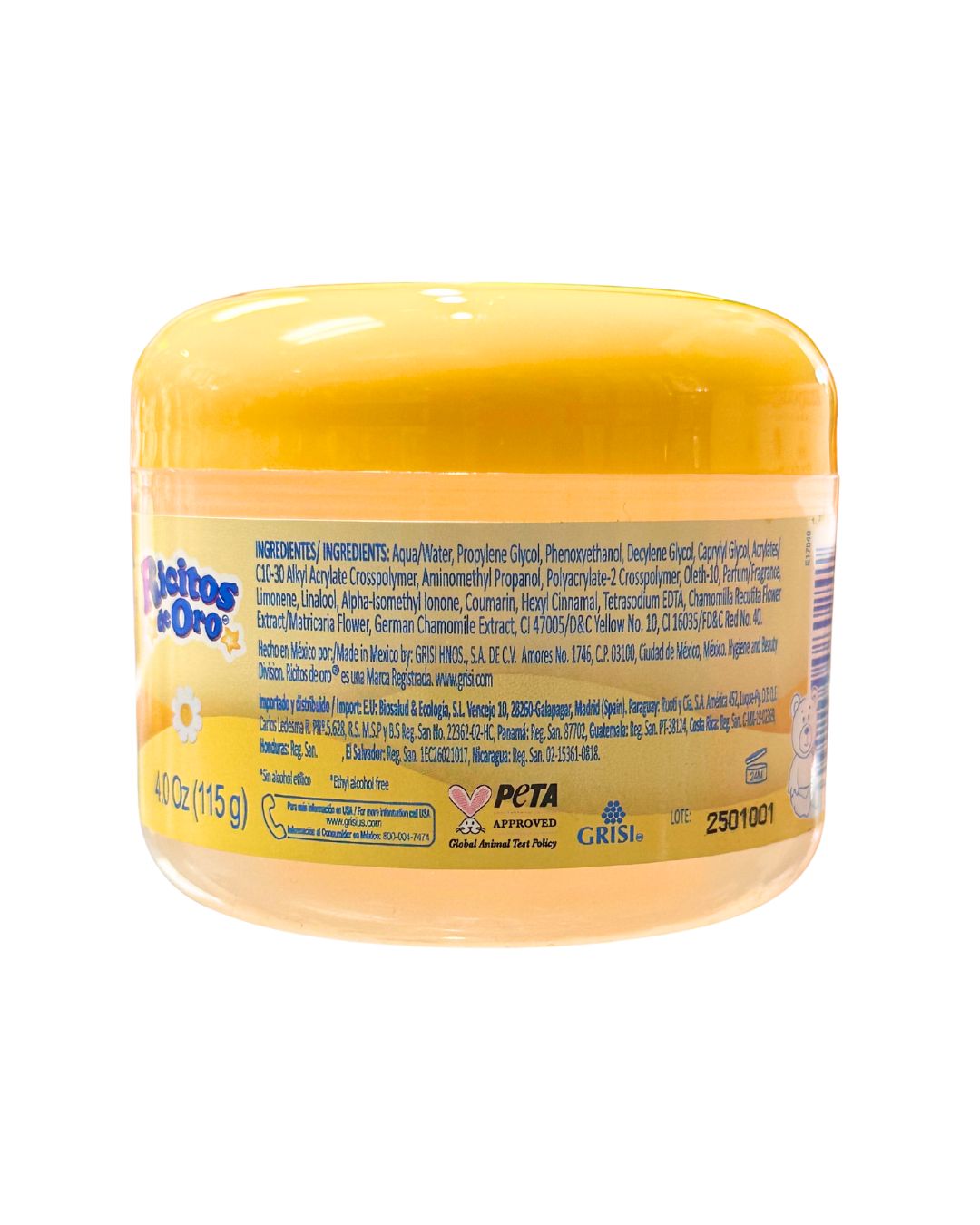Ricitos De Oro Baby Chamomile Styling Gel, 4 oz - Image 2