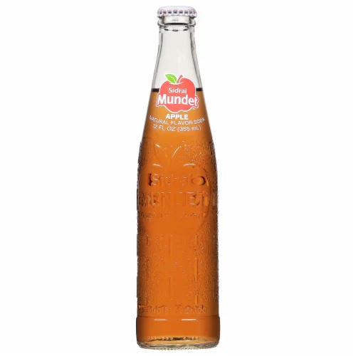 Sidral Mundet Apple Soda, 12 fl oz Glass Bottle