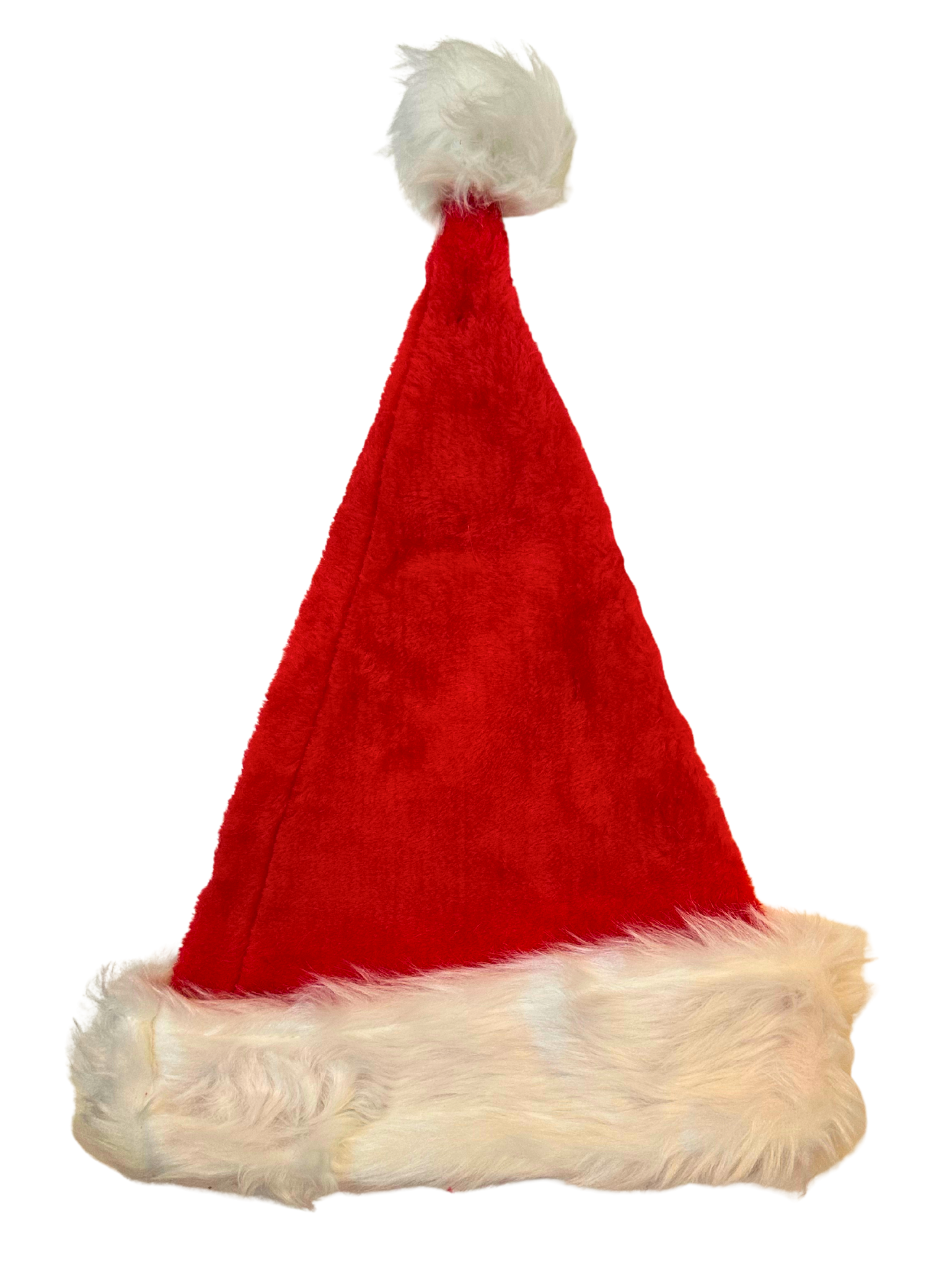 Santa Hat Plush with Fur 
